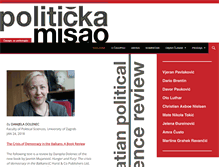 Tablet Screenshot of politickamisao.com